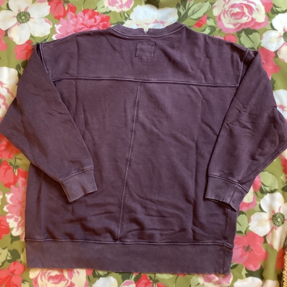 aerie The Chill Boxy Sweatshirt in Cocoa Brown * EUC* Small - Picture 6 of 8